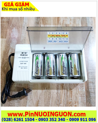 Delipow DLP-808 _Bộ sạc pin DLP-808 kèm 4 pin sạc C Energizer NH35-BP2 (C2500mAh 1.2v)